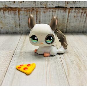 Littlest Pet Shop LPS Rare Chinchilla and Accessory EUC